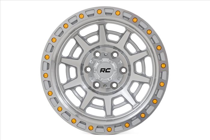 85 Series Wheel Simulated Beadlock Full Machine 17x9 5x4.5 -12mm Rough Country