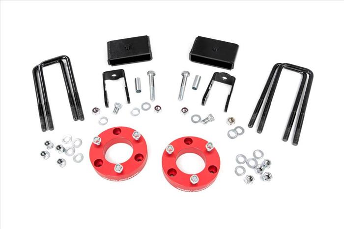 2 Inch Leveling Lift Kit Red 16-20 Titan XD 2WD/4WD Rough Country