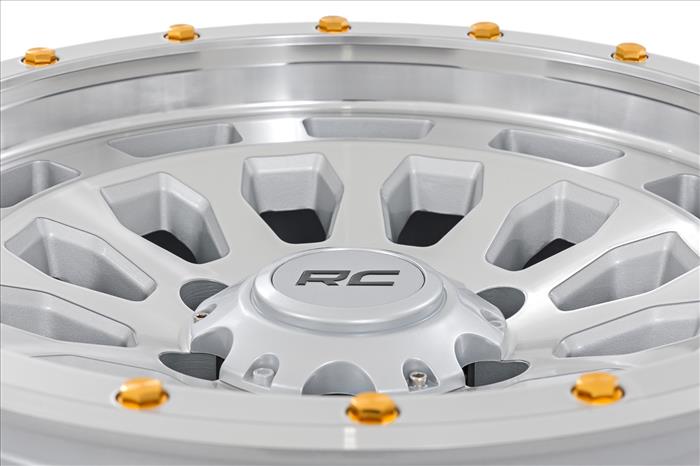 87 Series Wheel Simulated Beadlock Full Machine 17x8.5 6x5.5 +0mm Rough Country