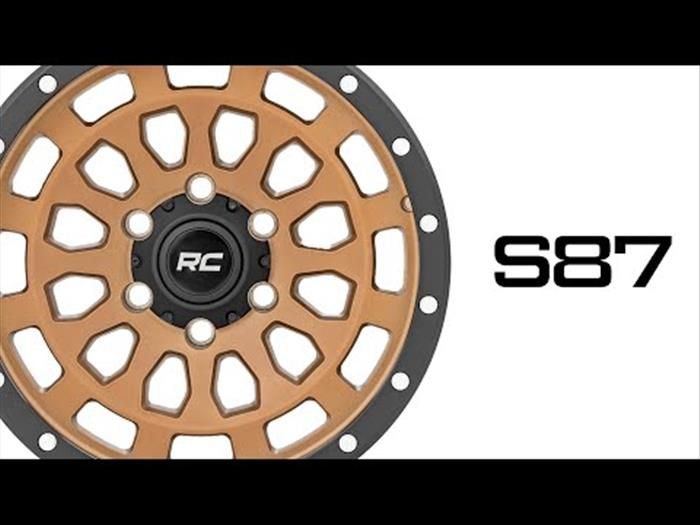 87 Series Wheel Simulated Beadlock Bronze/Black 17x8.5 5x4.5 +0mm Rough Country