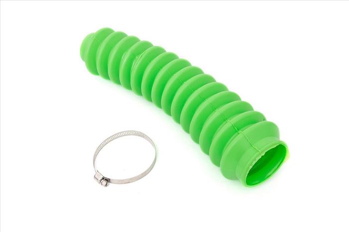 Shock Boot Neon Green Polyurethane Includes Stainless Steel Boot Clamp Rough Country