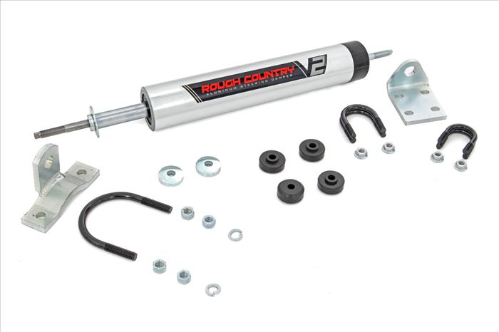 V2 Steering Stabilizer 76-86 Jeep CJ 7 4WD Rough Country