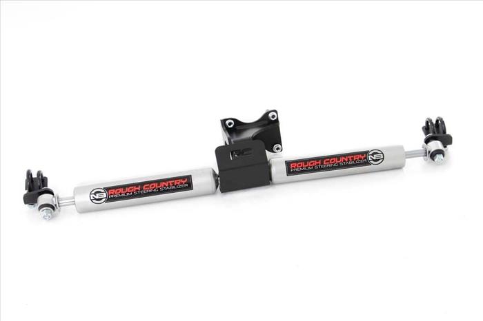 Jeep N3 Dual Steering Stabilizer 07-18 Wrangler JK Rough Country