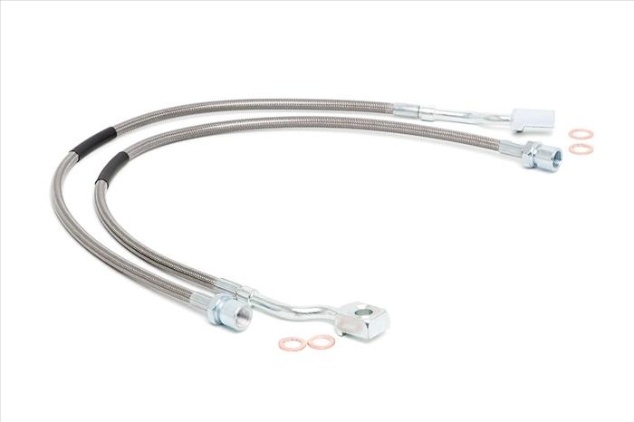 Extended Front Brake Lines 5-7.5 Inch Lifts 07-19 Silverado/Sierra 1500/SUV Rough Country