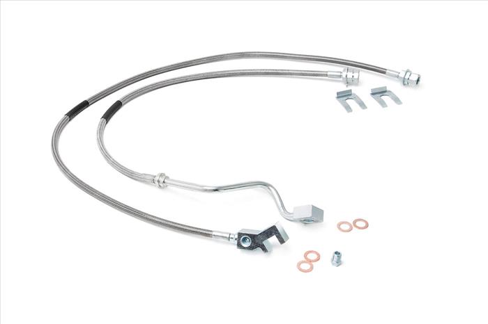 Extended Front Brake Lines 4-8 Inch Lifts 99-04 F250/350 Rough Country
