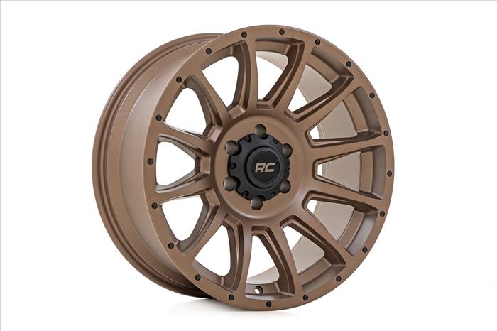 90 Series Wheel One-Piece Bronze 18x9 6x5.5 0mm Rough Country