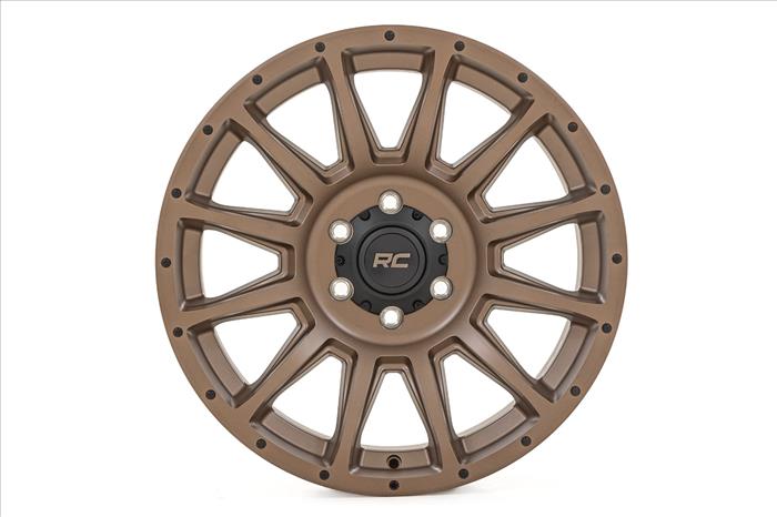 90 Series Wheel One-Piece Bronze 18x9 8x6.5 -12mm Rough Country
