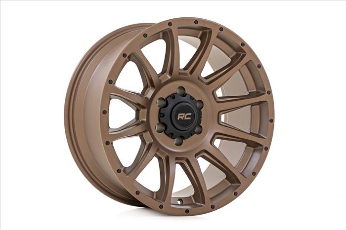 90 Series Wheel One-Piece Bronze 18x9 5x5 -12mm Rough Country