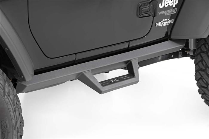 Jeep Contoured Drop Steps 18-20 Wrangler JL 2 Door Rough Country