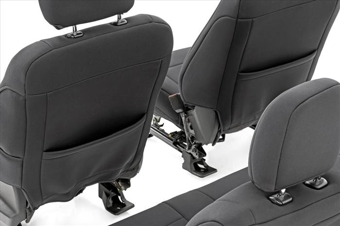 Seat Covers FR Bucket and RR Bench Ford F-150/Lightning/F-250/F-350 (15-25) Rough Country