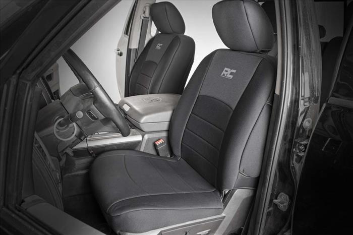 Dodge Neoprene Front & Rear Seat Covers 09-18 RAM 1500 Rough Country