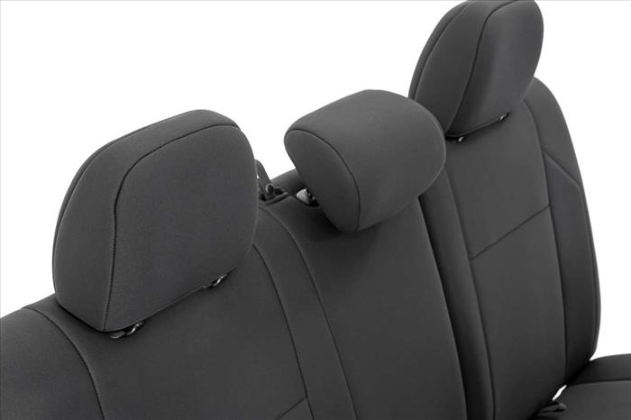 Tacoma Neoprene Front Seat Covers For 16-Pres Toyota Tacoma Crew Cab Rough Country