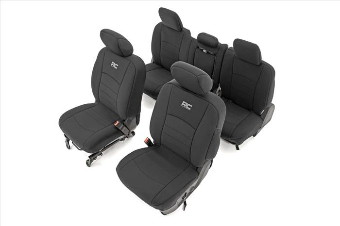 Seat Covers Bucket Seats Front and Rear 19-22 Ram 1500 2WD/4WD Rough Country