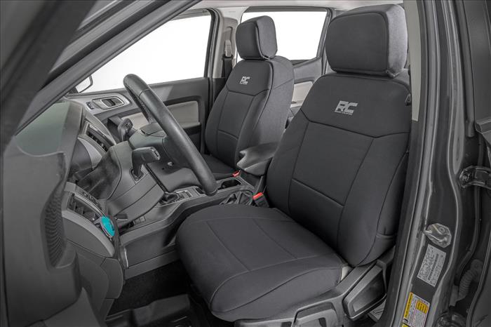 Seat Covers FR Bucket and RR Bench Ford Ranger 2WD/4WD (2019-2026) Rough Country