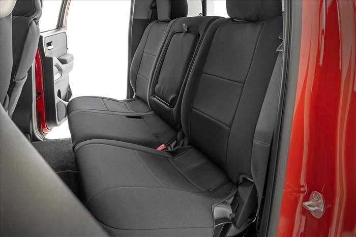 Seat Covers FR & RR Crew Cab Nissan Frontier 2WD/4WD (2022-2026) Rough Country