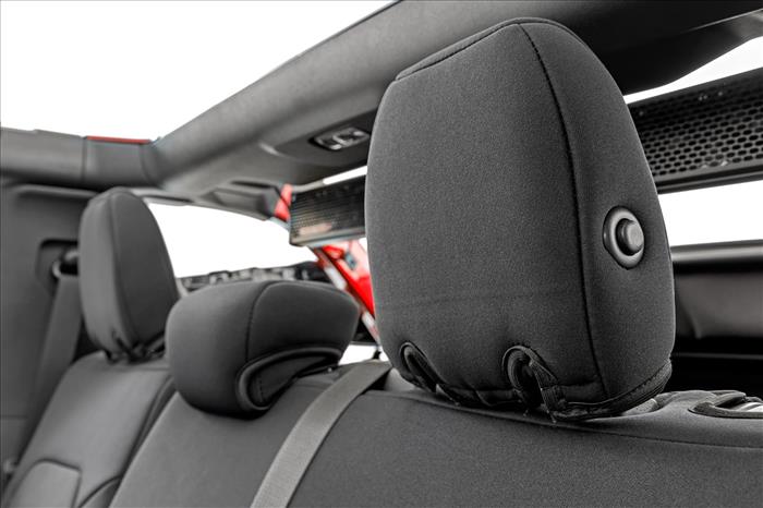 Seat Covers Bucket Seats W/Fold Down RR Armrest FR & RR 4DR Ford Bronco (21-25) Rough Country