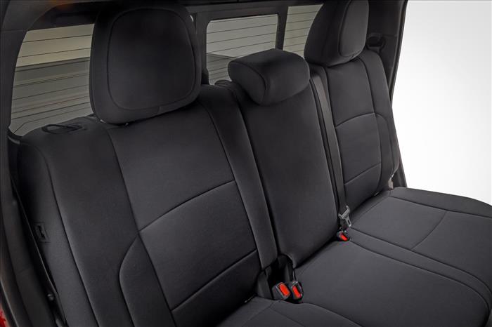Seat Covers FR & RR Double Cab Toyota Tacoma 2WD/4WD (2024-2026) Rough Country