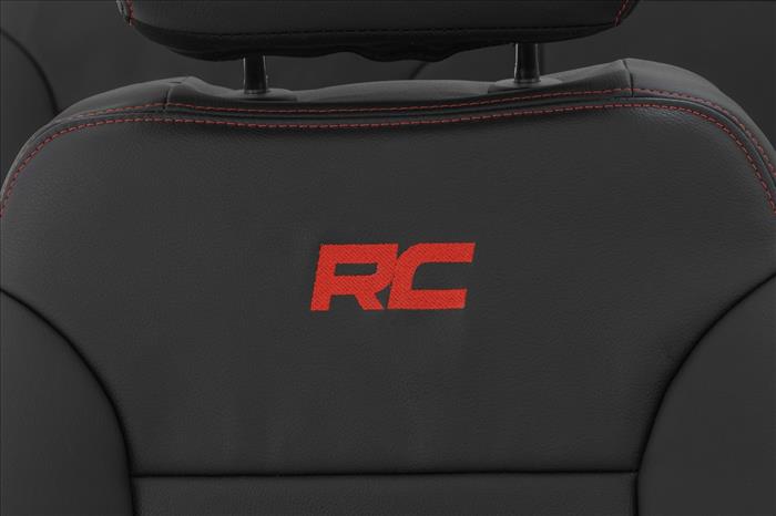Leather Seat Covers FR Bucket RR 60/40 Chevy/GMC Sierra 1500 (19-25)/Silverado 1500 (19-26) Rough Country