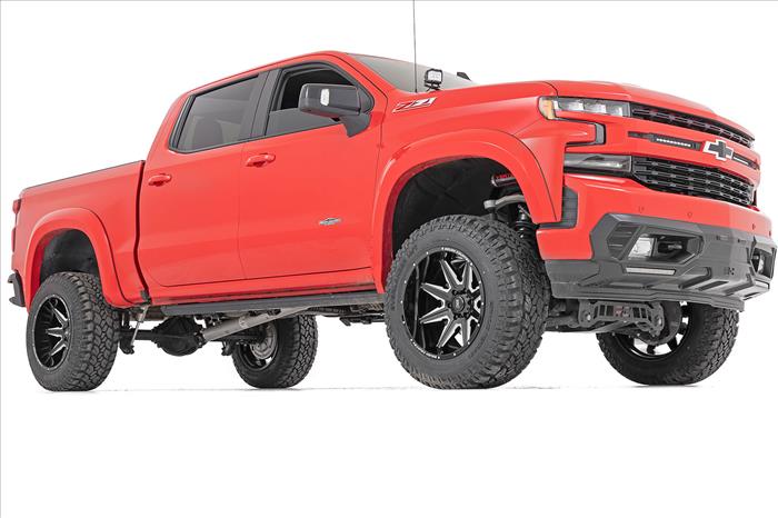 91 Series Milled One-Piece Gloss Black 20x12 6x135 -44mm Rough Country