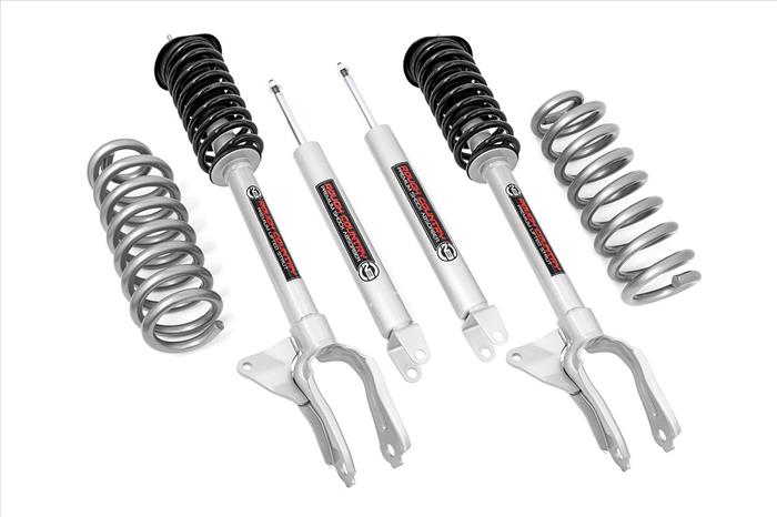 2.5 Inch Lift Kit N3 Struts 16-20 Jeep Grand Cherokee 4WD Rough Country
