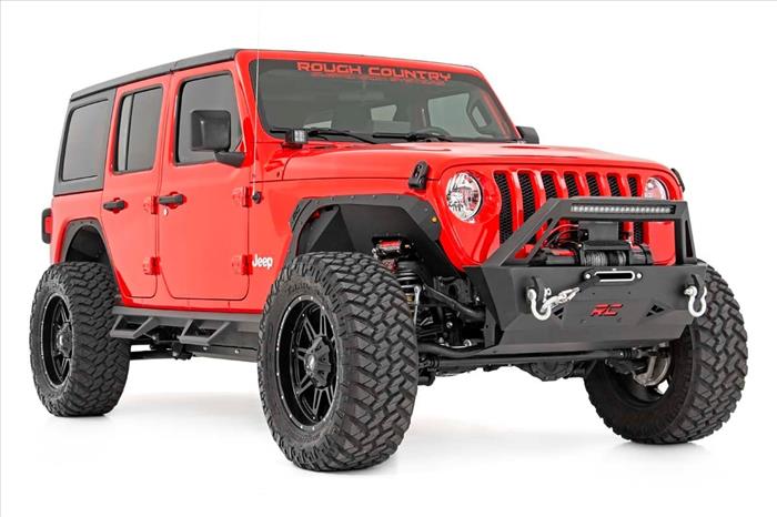 3.5 Inch Lift Kit Adj Lower FR D/S M1 Non-Rubicon Jeep Wrangler Unlimited (24-26) Rough Country