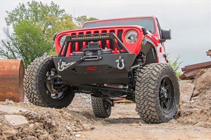 3.5 Inch Lift Kit Adj Lower FR D/S M1 Non-Rubicon Jeep Wrangler Unlimited (24-26) Rough Country