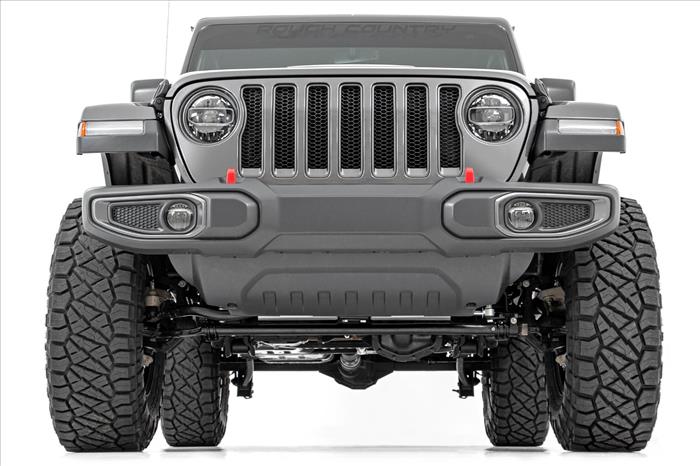 3.5 Inch Lift Kit Adj Lower FR D/S M1R Rubicon Jeep Wrangler Unlimited (24-26) Rough Country