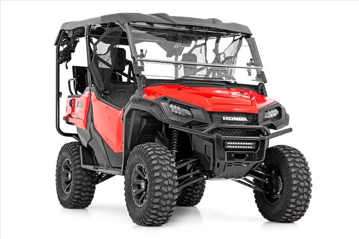 LED Light Kit Bumper Mount 10 Inch Black Slimline Pair Honda Pioneer 1000 Rough Country
