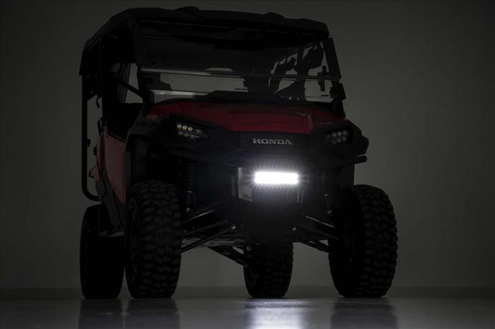 LED Light Kit Bumper Mount 10 Inch Black Slimline Pair Honda Pioneer 1000 Rough Country
