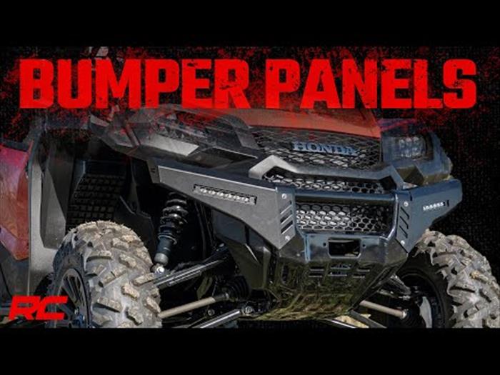 Honda Front Bumper Panels w/ 6.0 Inch LED Light Bars 16-20 Pioneer 1000 w/o Factory Stinger Rough Country