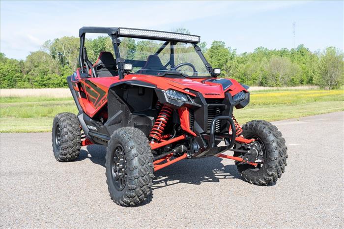 LED Light Kit Cage Mount 2 Inch Black Pair White DRL Honda Talon 1000 Rough Country