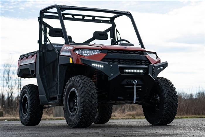 Bumper Wings 6 Inch Black Slimline LED Pair Polaris Ranger 1000/Ranger XP 900/1000 Rough Country