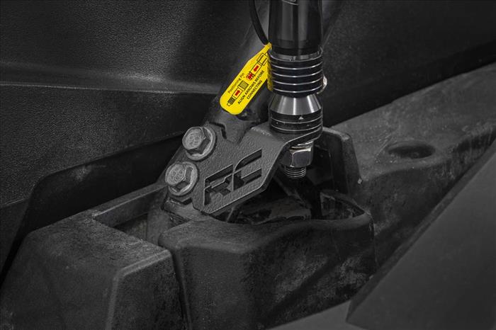 Whip Mount Cage 4 Foot Multl-Color LED Whip Pair Polaris RZR XP 1000 Rough Country