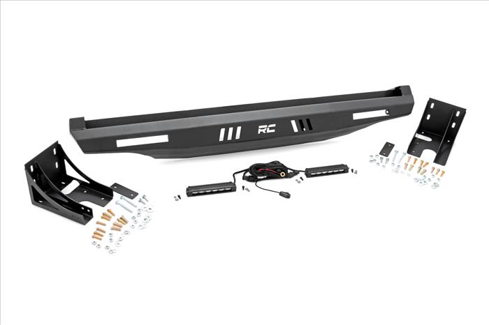 Can-Am/Polaris Rear Bumper w/LED For 16-21 Defender and 18-21 Ranger Rough Country