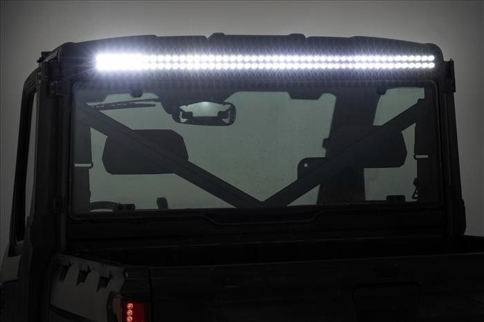 LED Light Rear Mount 50 Inch Single Row Black Pair 14-22 Polaris Ranger 1000XP Rough Country
