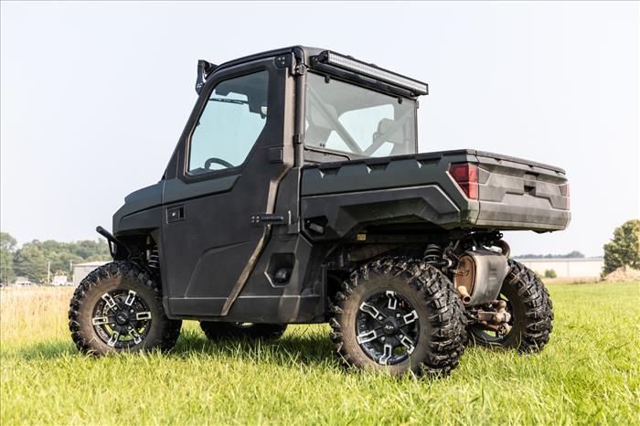 LED Light Kit Rear Mount 50 Inch Black Pair Polaris Ranger XP 1000 Rough Country