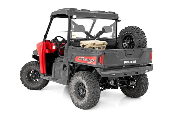 LED Light RR Cage Mount 2 Inch Black Spot Pair Polaris Ranger 1000/Ranger XP 900/1000 Rough Country