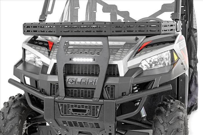 Front Cargo Rack 6 Inch Black Slimline Polaris Ranger XP 900/Ranger XP 1000 Rough Country