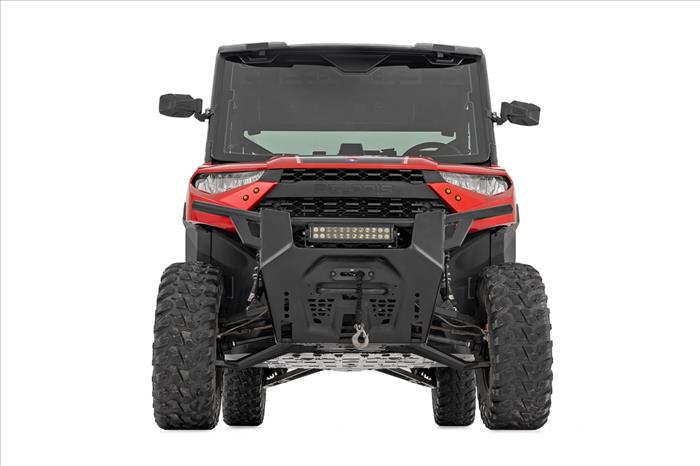 Black Forged Alum High Clearance 2 Inch Fwd Offset Control Arms w/Ball Joints Polaris Ranger 1000XP Rough Country