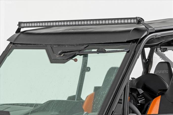 LED Light Kit Front Mount 40 Inch Spectrum Single Row Polaris RZR XP 4 1000 (2024) Rough Country