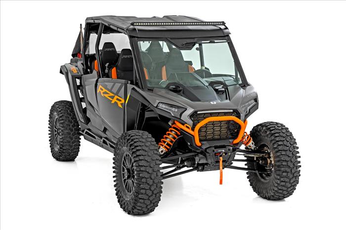 LED Light Kit Front Mount 40 Inch Spectrum Single Row Polaris RZR XP 4 1000 (2024) Rough Country