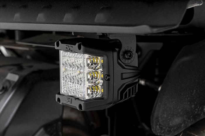 LED Light Under Bed Mount 3 Inch Chrome Pair Wide Angle Polaris XPEDITION ADV 5 Rough Country