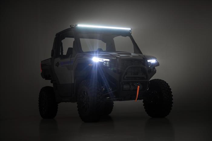 50 Inch Single Row Light Mount Front Black Series Polaris XPEDITION ADV 5 Rough Country