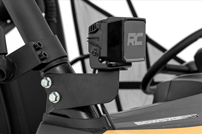 LED Light Kit Front Mount 2 Inch Black Pair Segway 570 F Rough Country