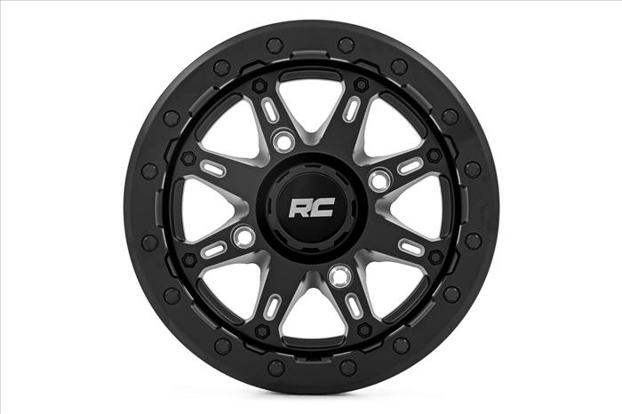 94 Series Wheel UTV Matte Black 14x7 4x156 +10mm Rough Country