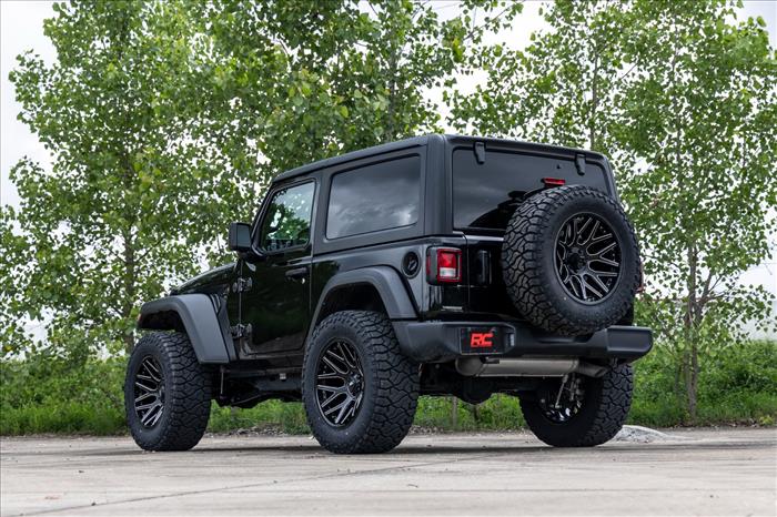 95 Series Wheel Machined One-Piece Gloss Black 20x10 5x5 -19mm Rough Country