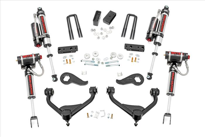 3.0 Inch GM Bolt-On Suspension Lift Kit w/ Vertex For 2020 2500HD 2WD/4WD Rough Country