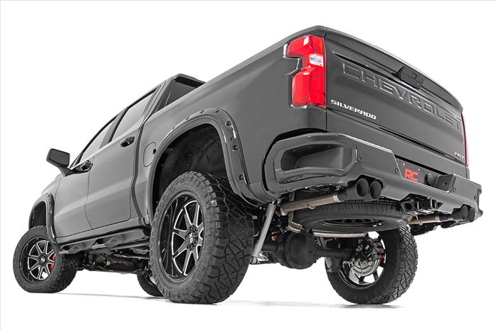 Performance Exhuast Stainless Crew/Dbl RR Exit Silverado/Sierra 1500 (19-26) Rough Country