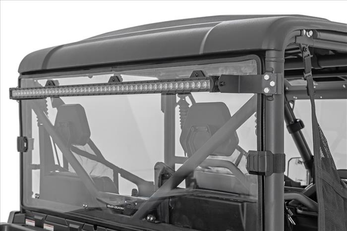 LED Light Kit Rear Mount 50 Inch Black Single Row CFMOTO UFORCE 1000 Rough Country