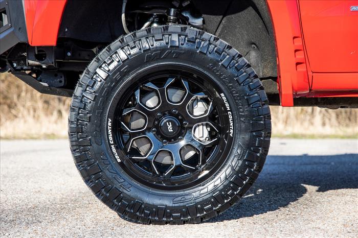 96 Series Wheel One-Piece Gloss Black 20x10 6x5.5 -19mm Rough Country